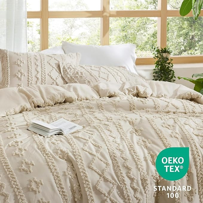 Boho Deluxe Tufted Comforter & Quilt Cover Set
