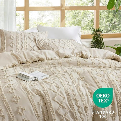 Boho Deluxe Tufted Comforter & Quilt Cover Set