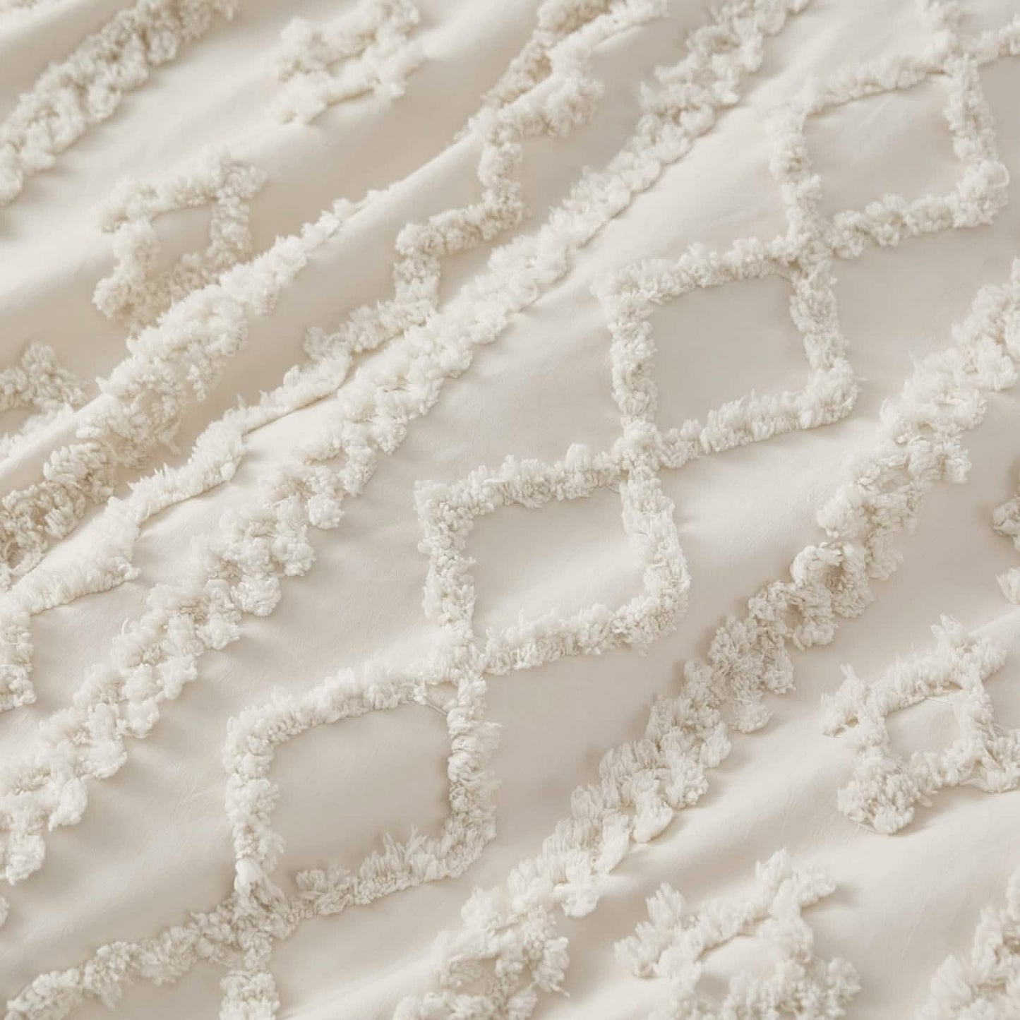 Boho Deluxe Tufted Comforter & Quilt Cover Set